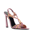 Sandales Saint Laurent Pool 105 Heel - Pink - Femme
