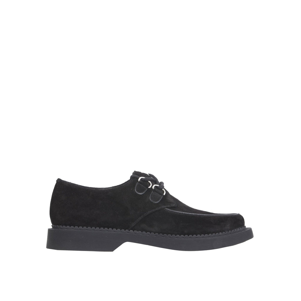 Derbies Saint Laurent Teddy Suede - Black - Femme
