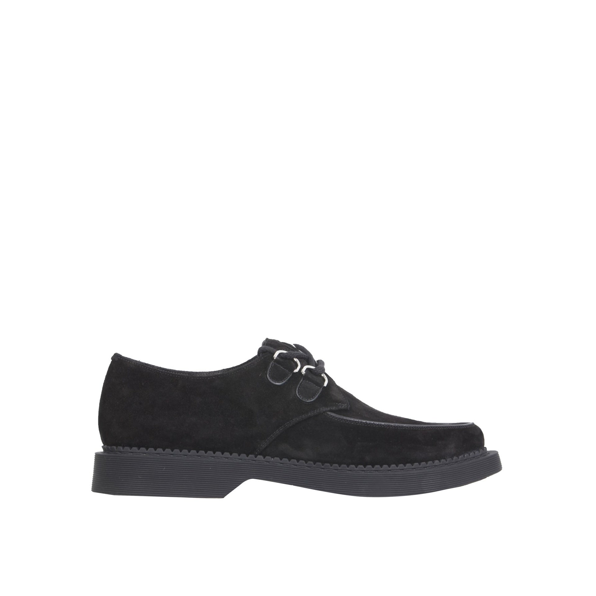 Derbies Saint Laurent Teddy Suede - Black - Femme