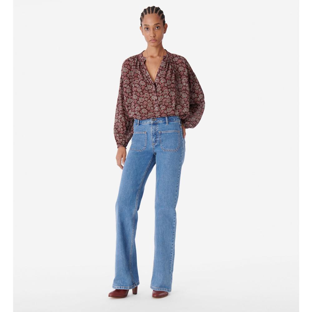 Blouse Nipoa - Marron - Femme