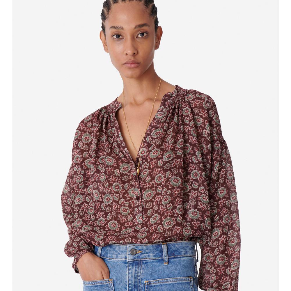 Blouse Nipoa - Marron - Femme