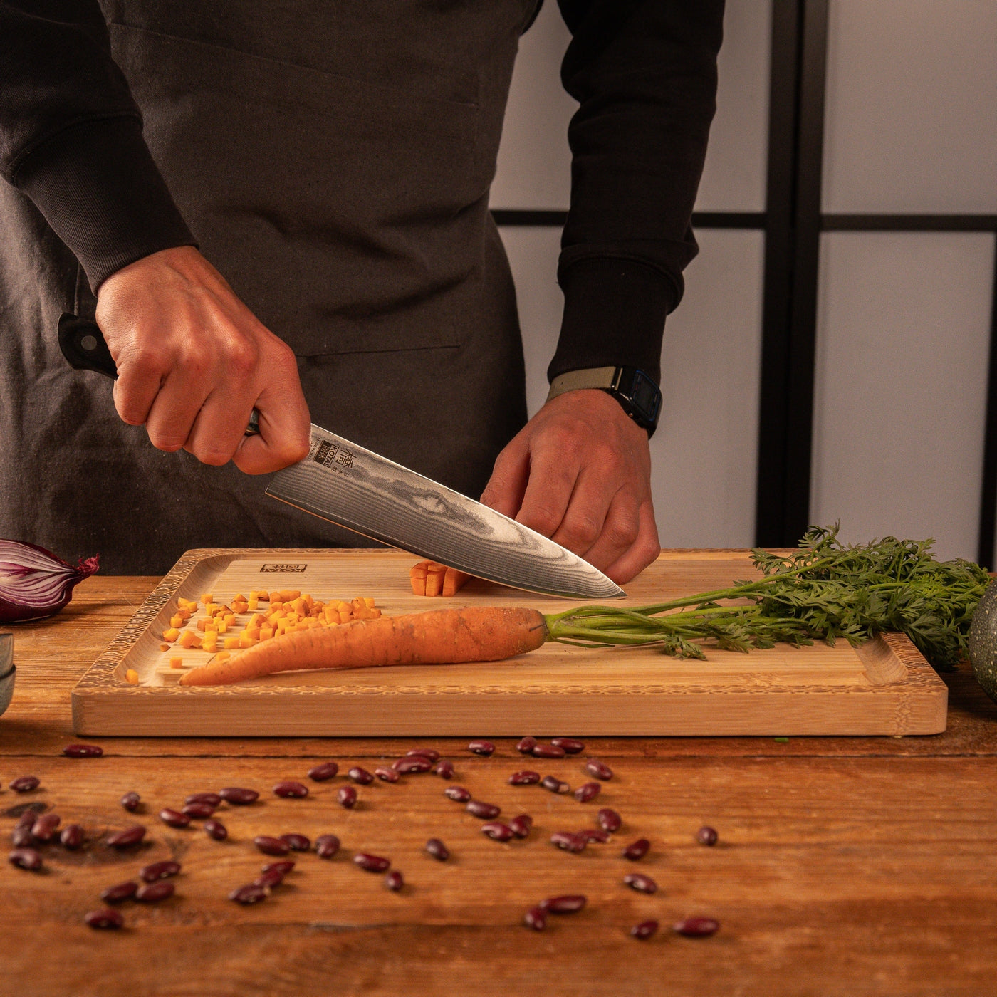 Collection Hashi Damas - Couteau de Chef Gyuto - 20cm