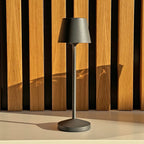 Emily - Lampe De Table Sans Fil - Acier - Gris Anthracite