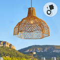 Aria - Suspension Solaire - Rotin - Beige