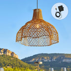Aria - Suspension Solaire - Rotin - Beige