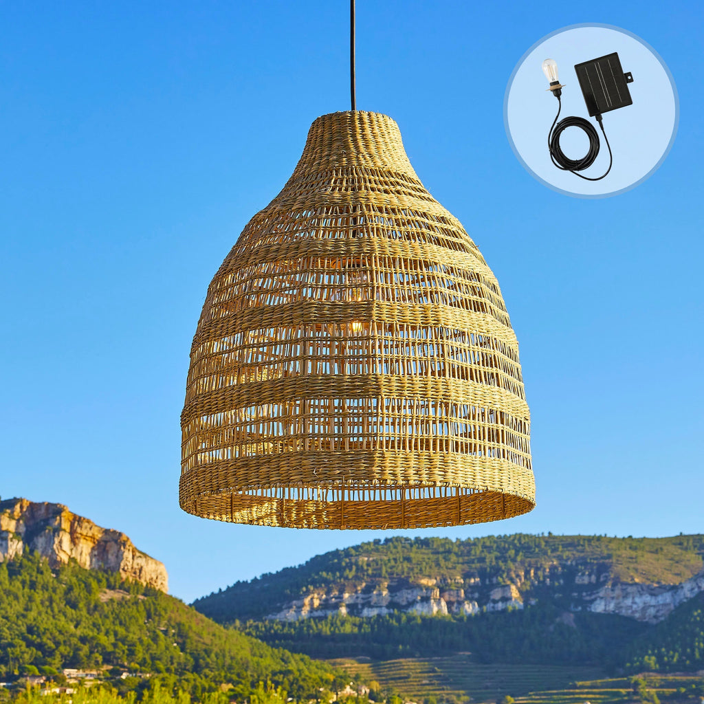 Freya Long - Suspension Solaire - Herbe Marine - Beige