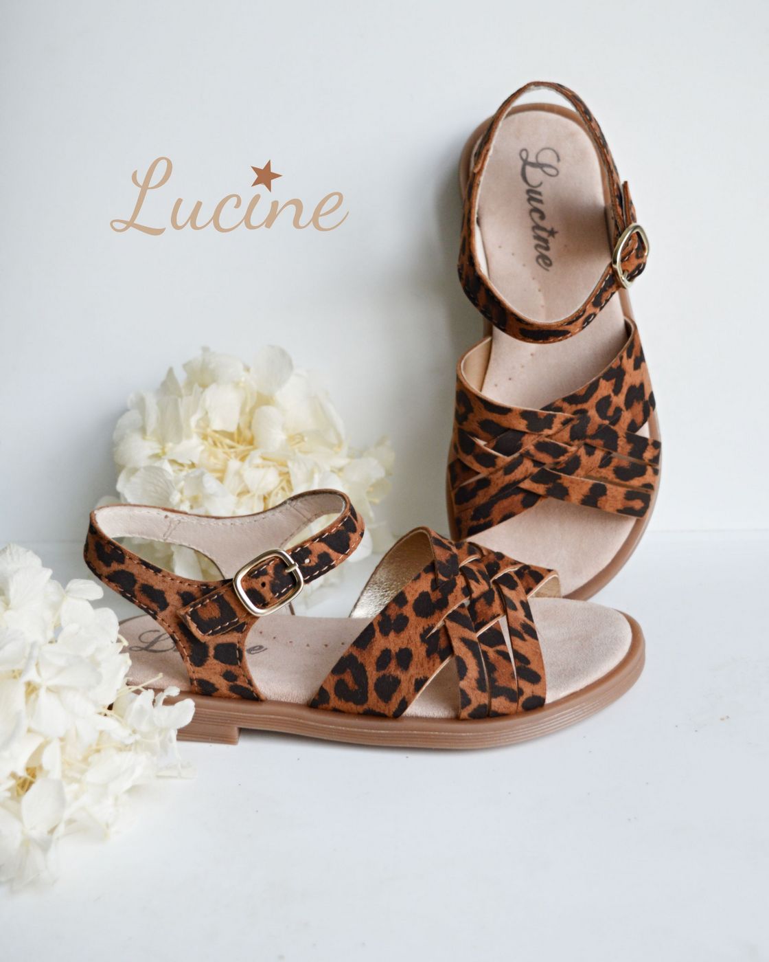 Nu-Pieds Athéna - Léopard - Fille
