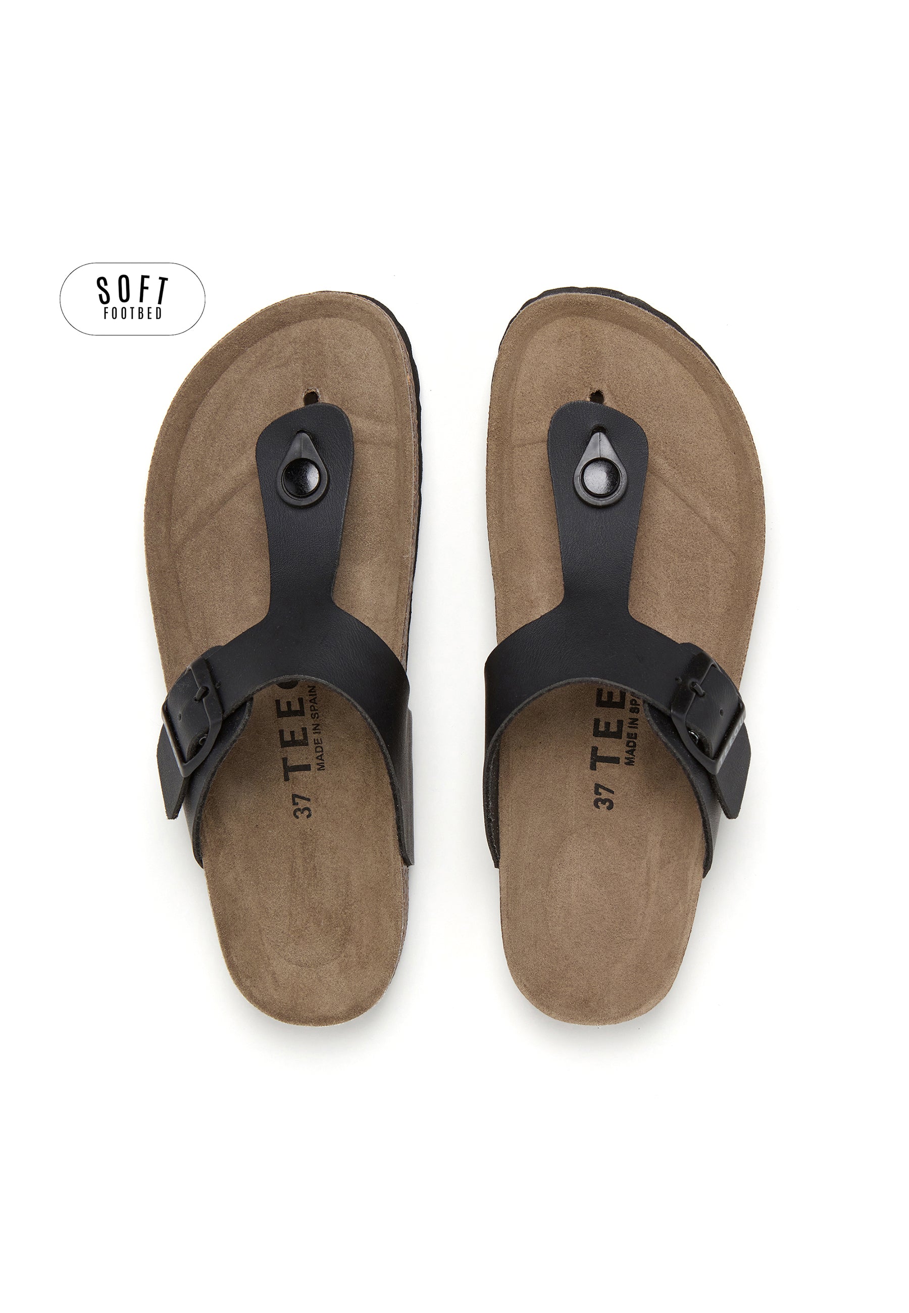Sandales Planta Soft - Noir Jais