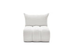 Azra - Chauffeuse 1 Place Sans Accoudoir Pour Canapé Modulable - Tissu Bouclette