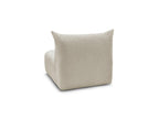 Azra - Chauffeuse 1 Place Sans Accoudoir Pour Canapé Modulable - Tissu Bouclette