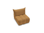 Azra - Chauffeuse 1 Place Sans Accoudoir Pour Canapé Modulable - Tissu Bouclette
