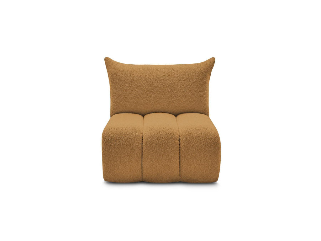 Azra - Chauffeuse 1 Place Sans Accoudoir Pour Canapé Modulable - Tissu Bouclette