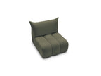 Azra - Chauffeuse 1 Place Sans Accoudoir Pour Canapé Modulable - Tissu Bouclette