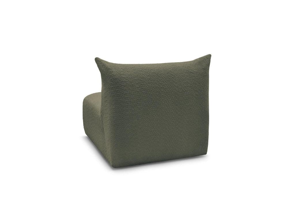 Azra - Chauffeuse 1 Place Sans Accoudoir Pour Canapé Modulable - Tissu Bouclette