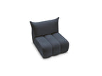 Azra - Chauffeuse 1 Place Sans Accoudoir Pour Canapé Modulable - Tissu Bouclette