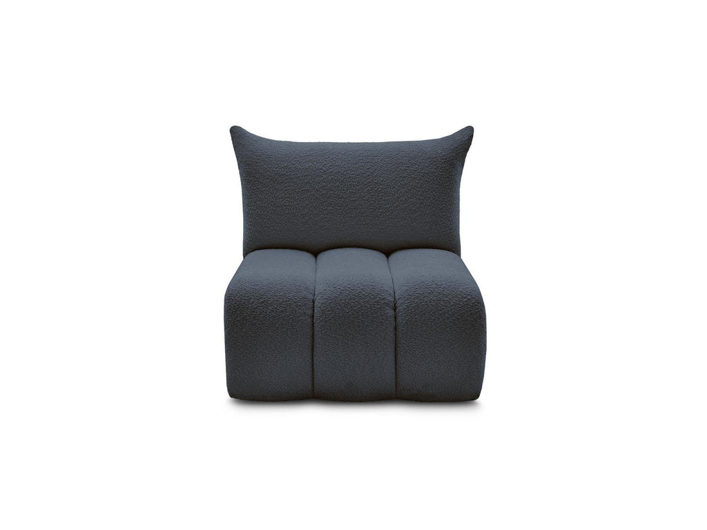 Azra - Chauffeuse 1 Place Sans Accoudoir Pour Canapé Modulable - Tissu Bouclette