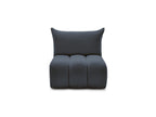 Azra - Chauffeuse 1 Place Sans Accoudoir Pour Canapé Modulable - Tissu Bouclette