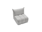 Azra - Chauffeuse 1 Place Sans Accoudoir Pour Canapé Modulable - Tissu Bouclette