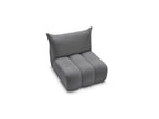 Azra - Chauffeuse 1 Place Sans Accoudoir Pour Canapé Modulable - Tissu Bouclette