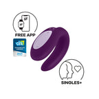 Stimulateur Clitoridien - Double Joy Connect App Violet - Violet