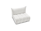 Azra - Chauffeuse 2 Places Sans Accoudoir Pour Canapé Modulable - Tissu Bouclette
