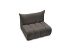 Azra - Chauffeuse 2 Places Sans Accoudoir Pour Canapé Modulable - Tissu Bouclette