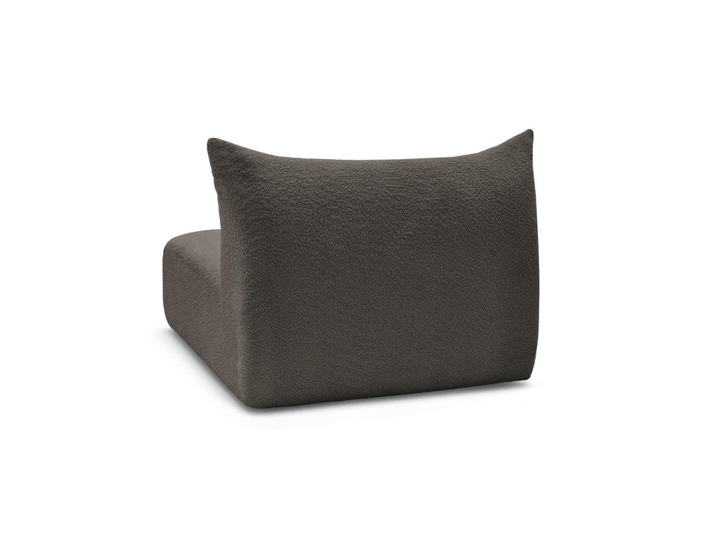 Azra - Chauffeuse 2 Places Sans Accoudoir Pour Canapé Modulable - Tissu Bouclette