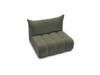 Azra - Chauffeuse 2 Places Sans Accoudoir Pour Canapé Modulable - Tissu Bouclette