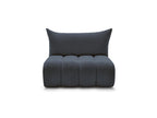 Azra - Chauffeuse 2 Places Sans Accoudoir Pour Canapé Modulable - Tissu Bouclette