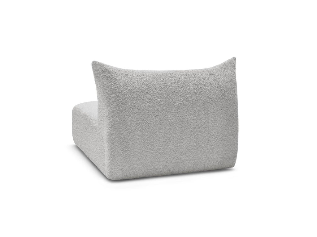 Azra - Chauffeuse 2 Places Sans Accoudoir Pour Canapé Modulable - Tissu Bouclette