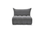 Azra - Chauffeuse 2 Places Sans Accoudoir Pour Canapé Modulable - Tissu Bouclette