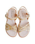 Nu-Pieds Athéna - Paillettes Dorées - Fille