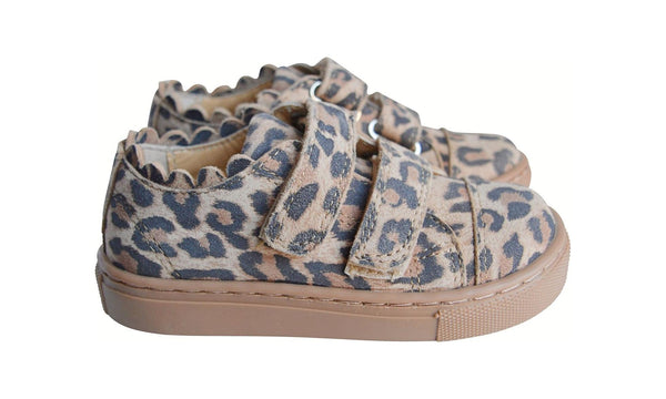 Chaussures Souples Scratchs Thaïs - Léopard - Fille
