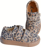 Chaussures Souples Scratchs Thaïs - Léopard - Fille