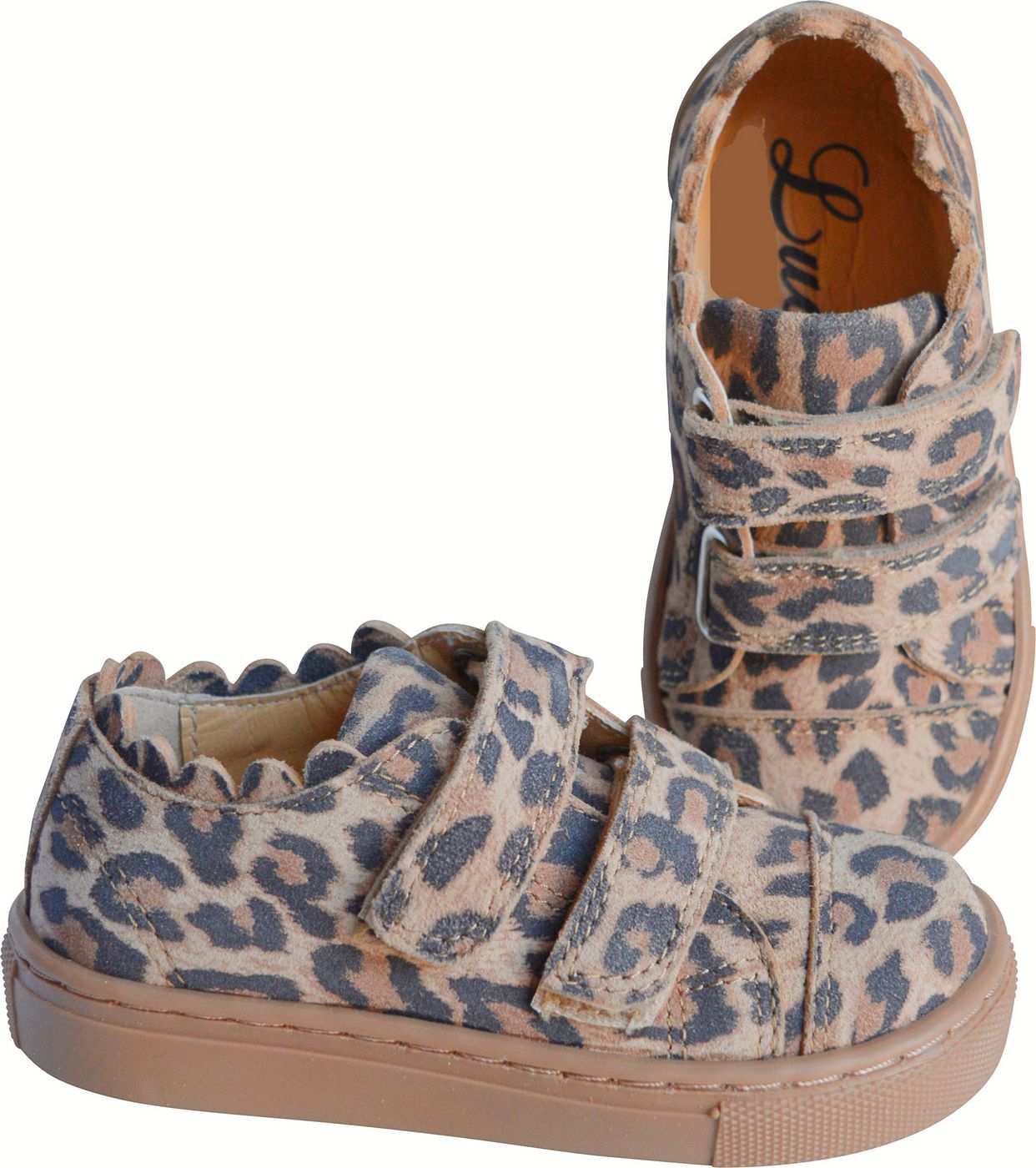 Chaussures Souples Scratchs Thaïs - Léopard - Fille