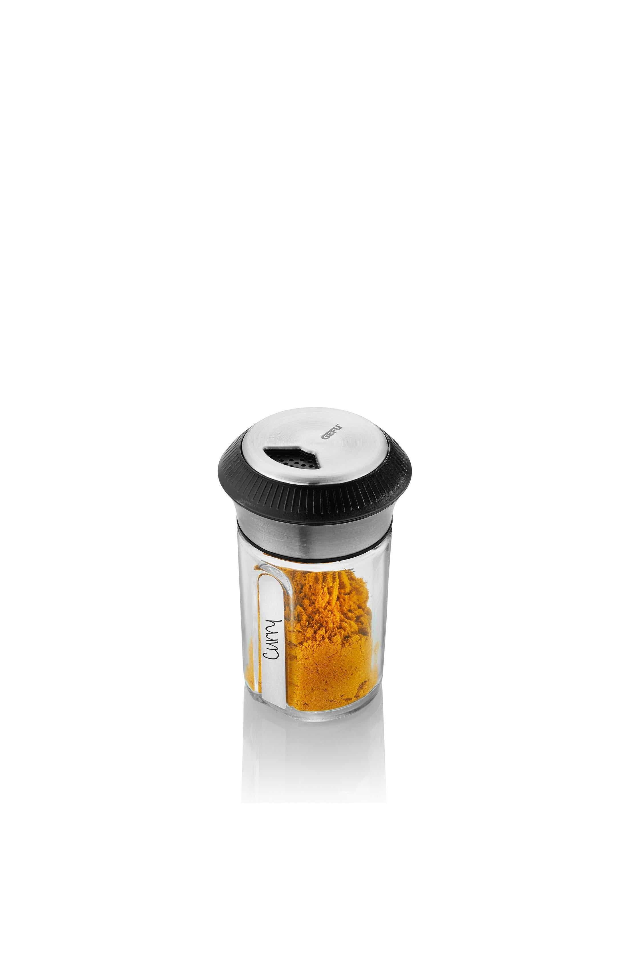 X-Plosion® - Saupoudreuse À Épices Et À Herbes - Verre - Noir/Argent