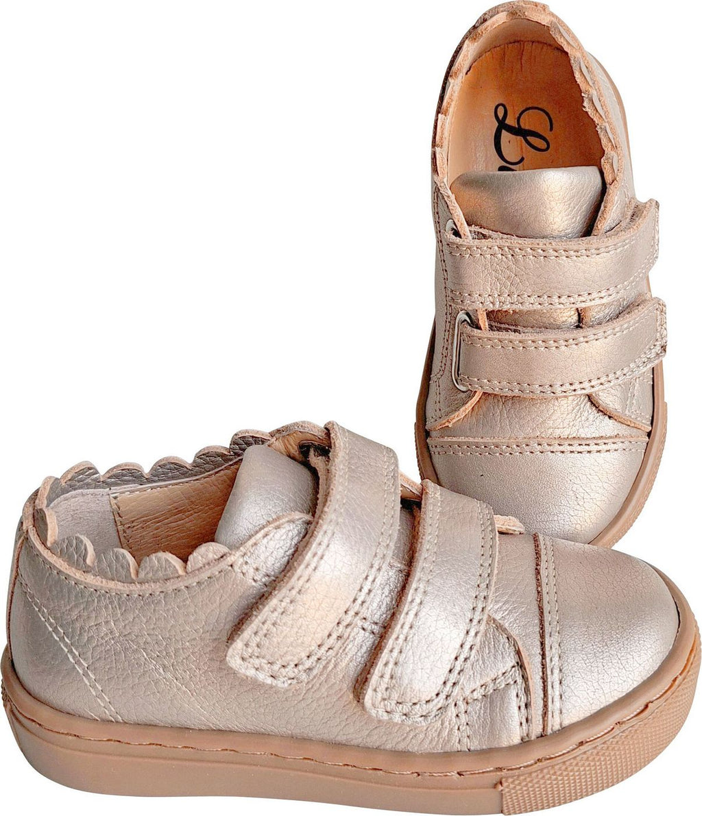Chaussures Souples Scratchs Thaïs - Or - Fille