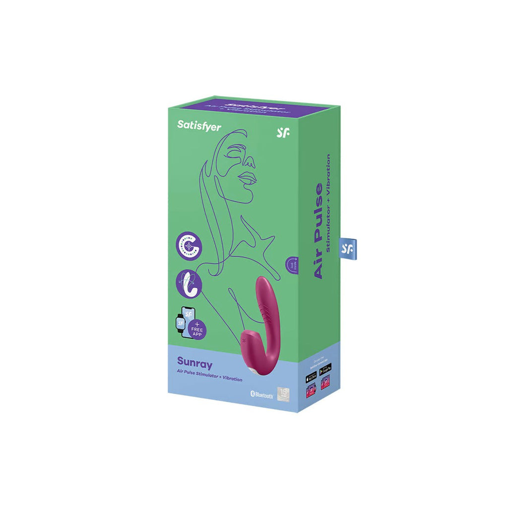 Vibromasseur - Sunray Connect App Berry - Fuschia