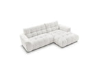 Jaya - Canapé D'Angle Fixe - Tissu Chenille - Angle Droit