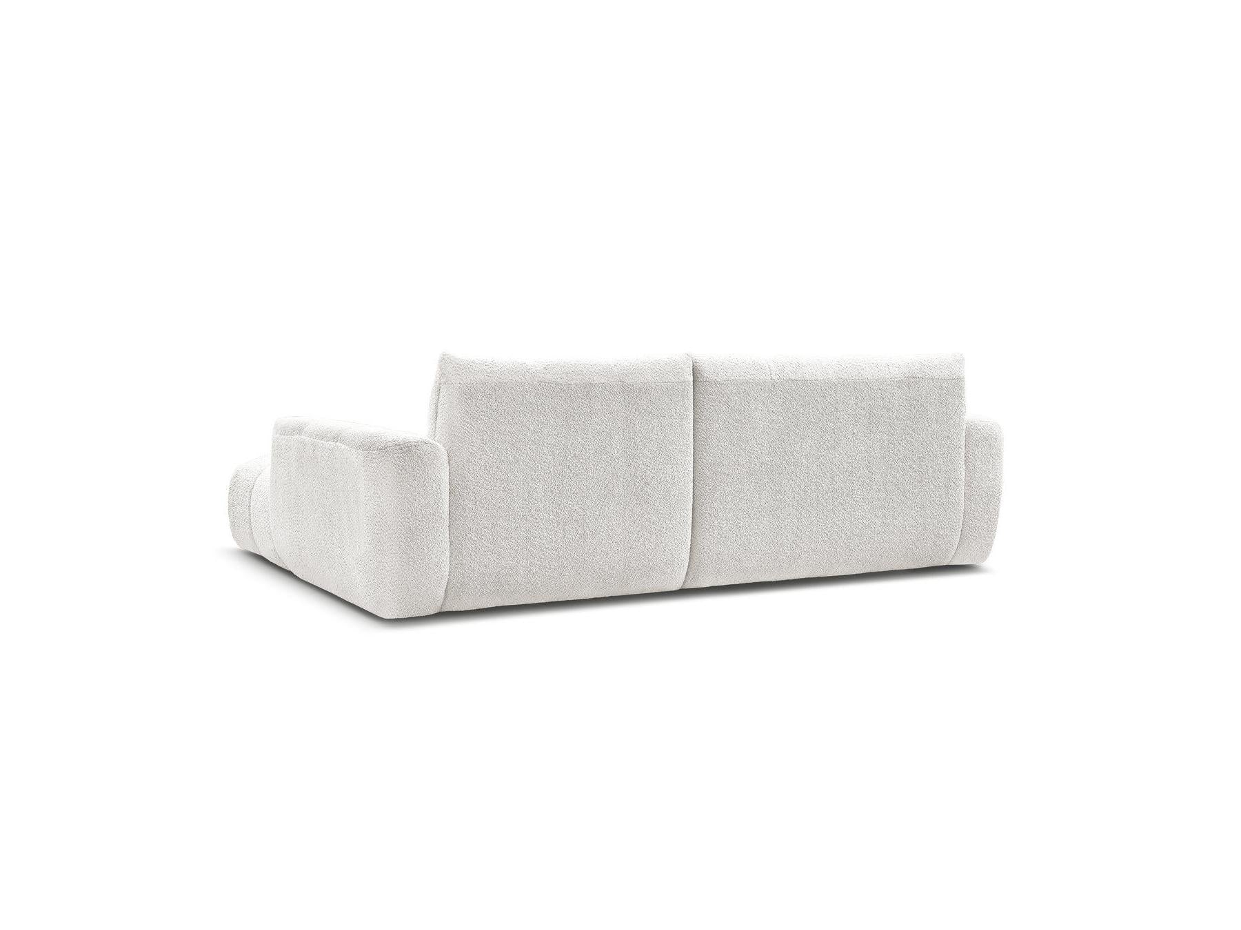 Jaya - Canapé D'Angle Fixe - Tissu Chenille - Angle Droit