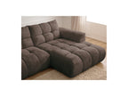Jaya - Canapé D'Angle Fixe - Tissu Chenille - Angle Droit