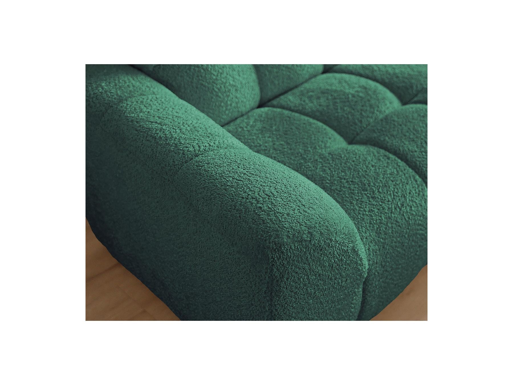 Jaya - Canapé D'Angle Fixe - Tissu Chenille - Angle Droit