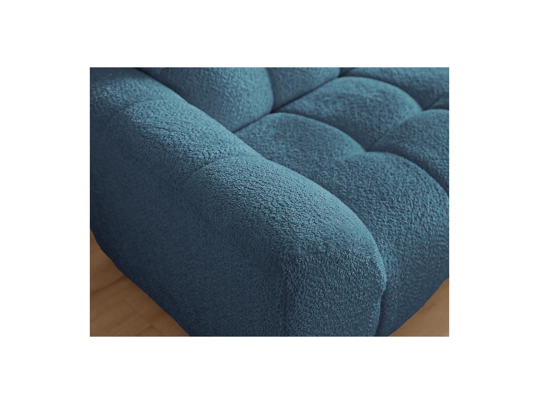 Jaya - Canapé D'Angle Fixe - Tissu Chenille - Angle Droit