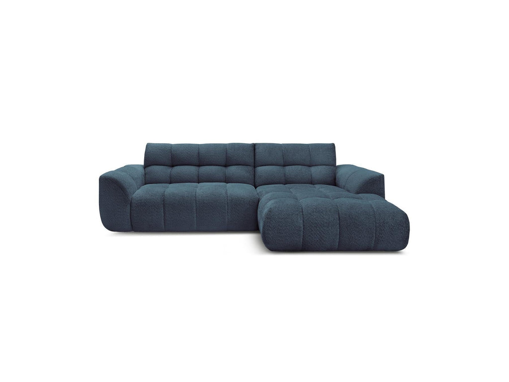 Jaya - Canapé D'Angle Fixe - Tissu Chenille - Angle Droit