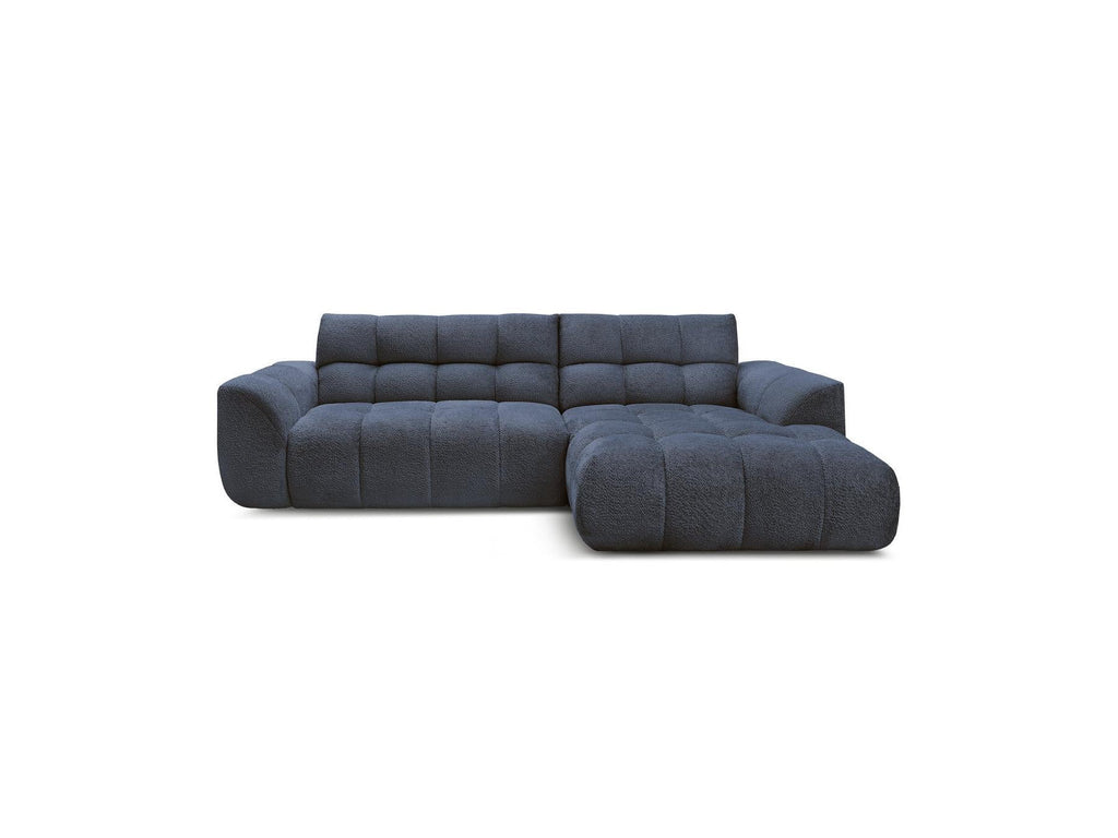 Jaya - Canapé D'Angle Fixe - Tissu Chenille - Angle Droit