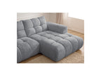 Jaya - Canapé D'Angle Fixe - Tissu Chenille - Angle Droit