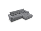 Jaya - Canapé D'Angle Fixe - Tissu Chenille - Angle Droit