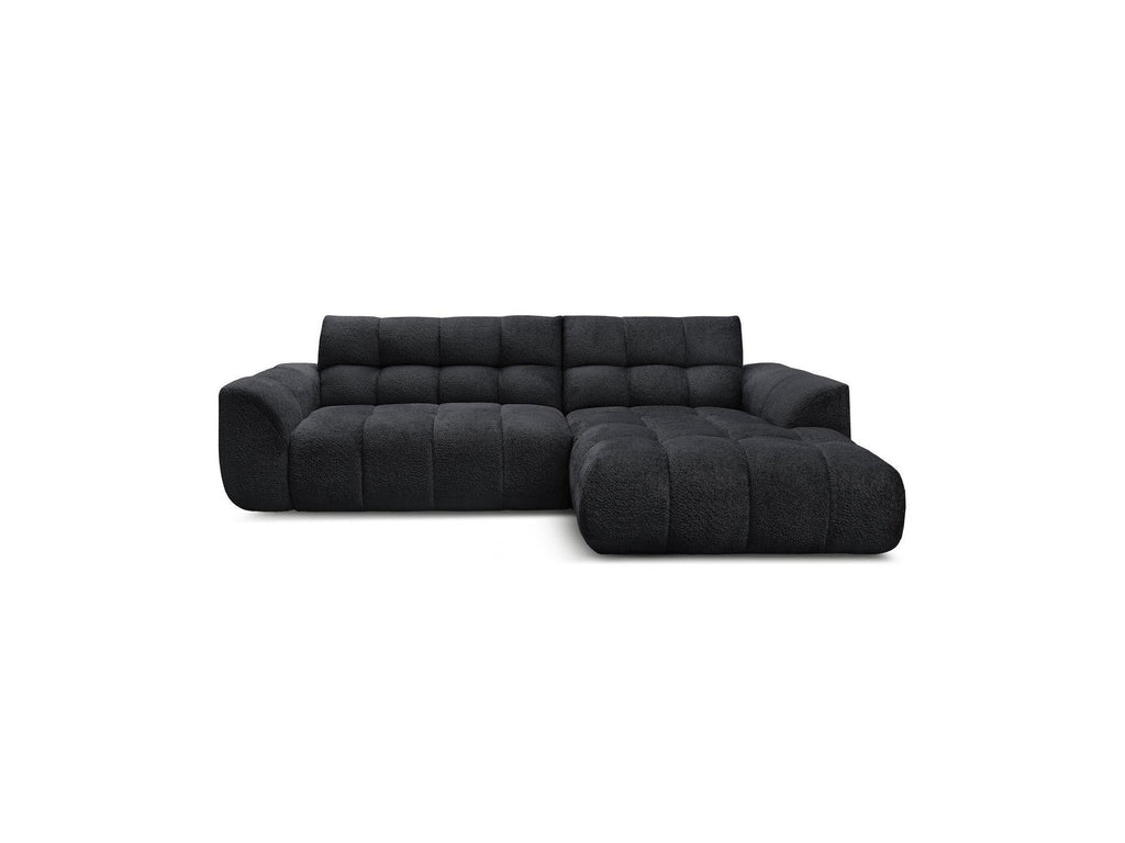 Jaya - Canapé D'Angle Fixe - Tissu Chenille - Angle Droit