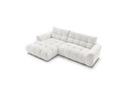 Jaya - Canapé D'Angle Fixe - Tissu Chenille - Angle Gauche