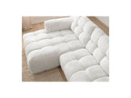Jaya - Canapé D'Angle Fixe - Tissu Chenille - Angle Gauche